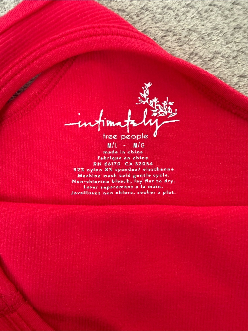 Free People Ribbed Racerback Tank - Fuchsia Pink - Picture 3 of 3